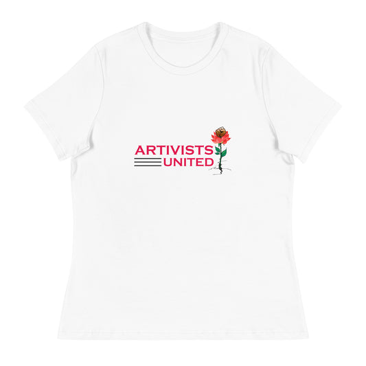 Artivists United Slim Fitting T-shirt- White